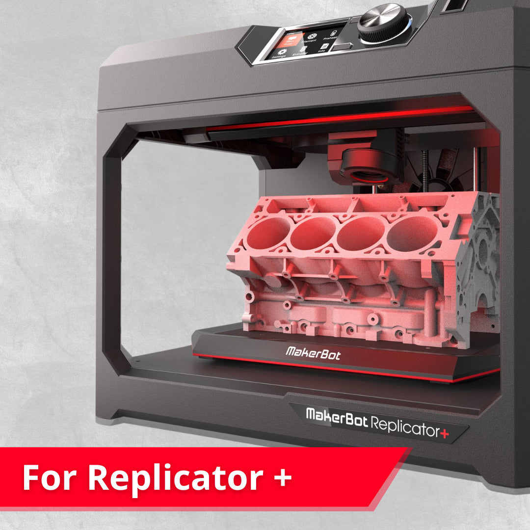 MakerBot Replicator Plus Flex Build Plate Kit (Black) with Grip Surface Sheet Bundle