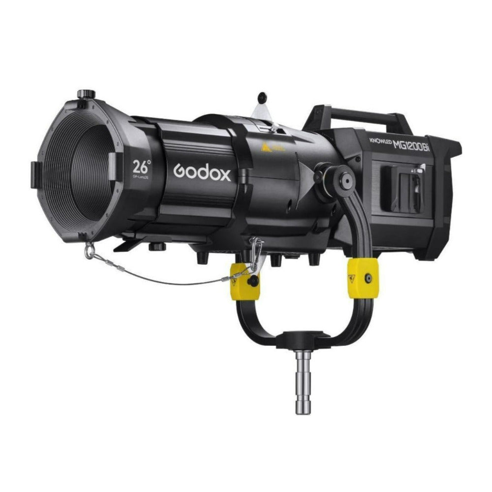 Godox Spotlight Mount Set for Godox MG1200Bi Light with Dual Drop-In Slot and Swappable Lens (Black)