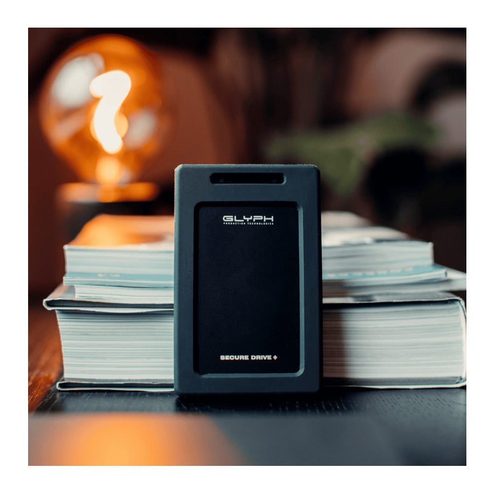 Glyph SecureDrive Plus 2TB Encrypted Solid State Drive with Bluetooth and Rugged Design (Black)