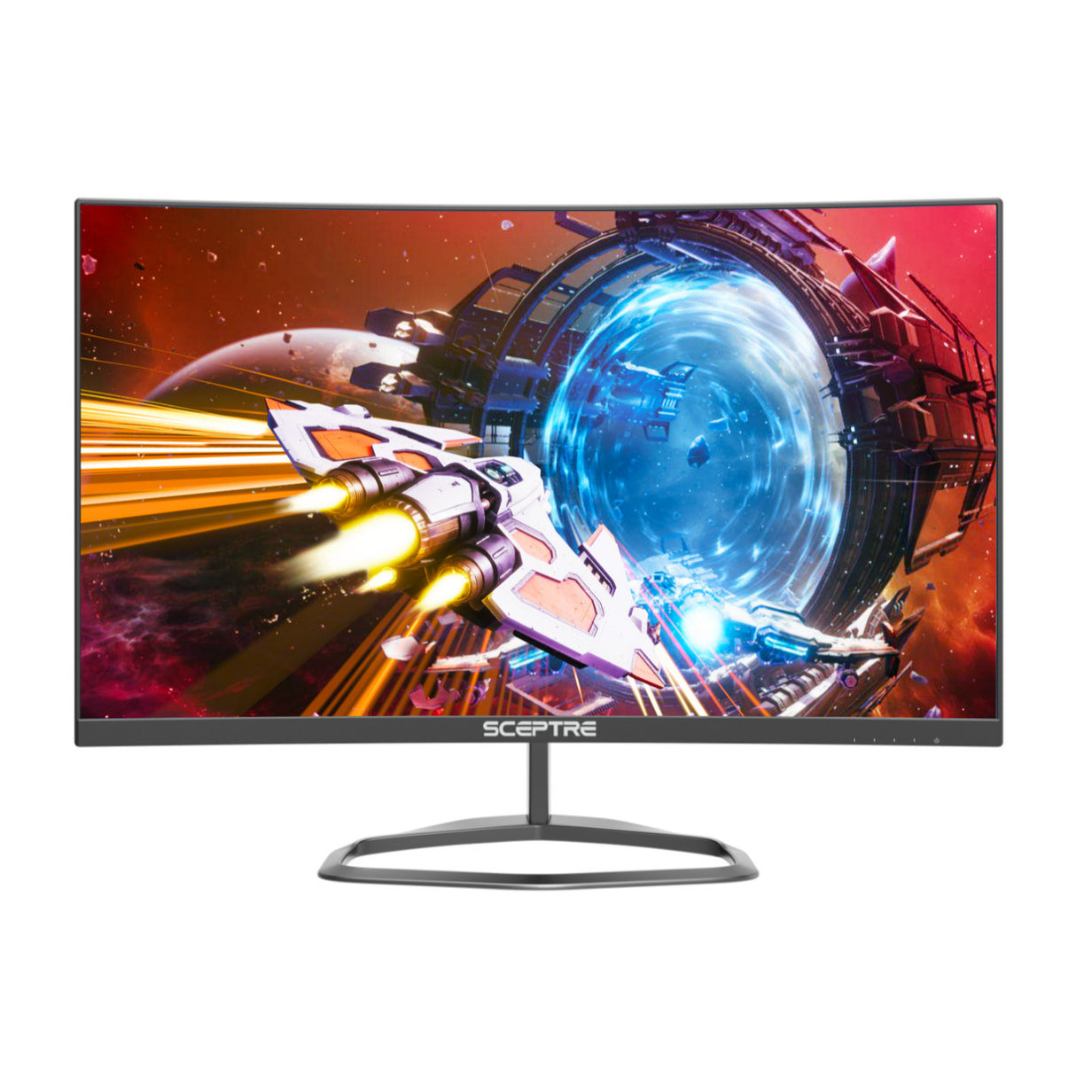 Sceptre 25-Inch 1080P FHD 1ms Blur Reduction Curved Gaming Monitor with 240Hz Refresh Speed (Black)