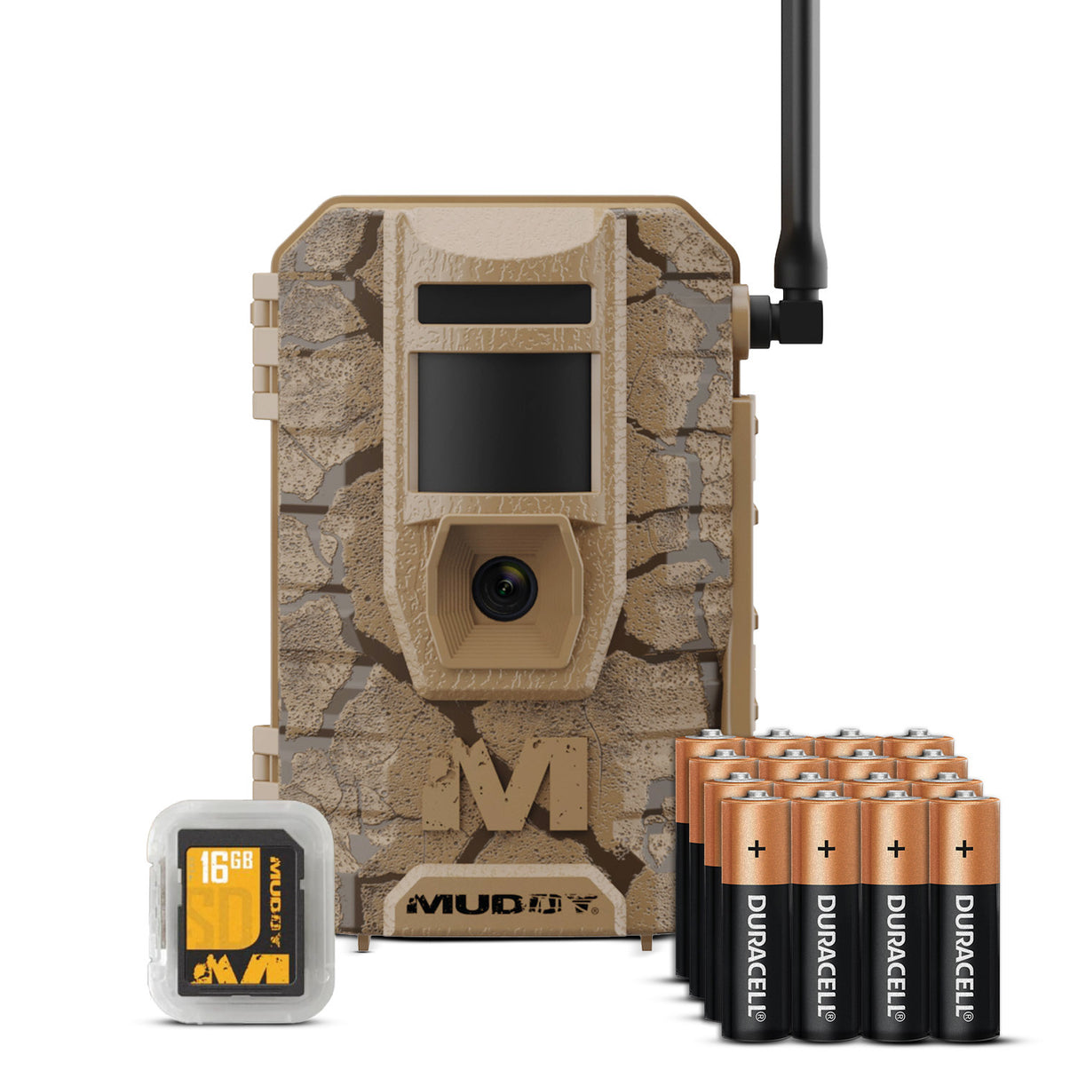 Muddy Mitigator 2.0 24MP Cellular Camera Combo with 720p Video and Versatile Mounting (Brown)