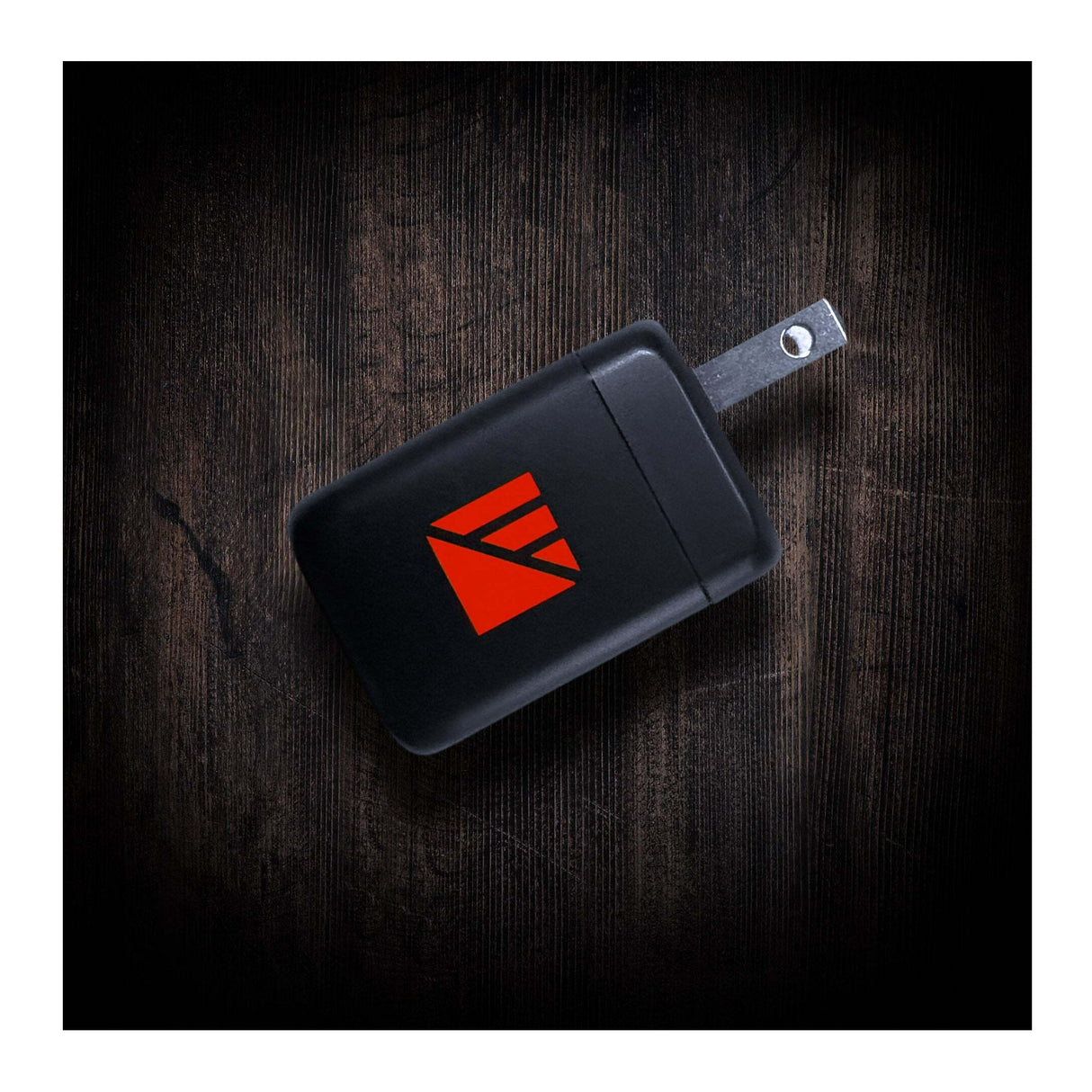 Dark Energy Compact Portable PD 20W Wall Adapter with Foldable Prongs and Dual Ports (Black)