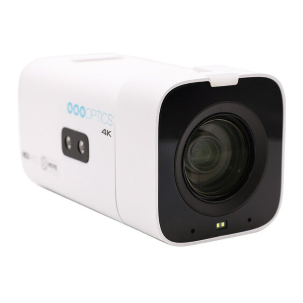 PTZOptics Studio 4K Camera with 20x Zoom, NDI HX2 Connectivity, and 16x Digital Zoom (White)