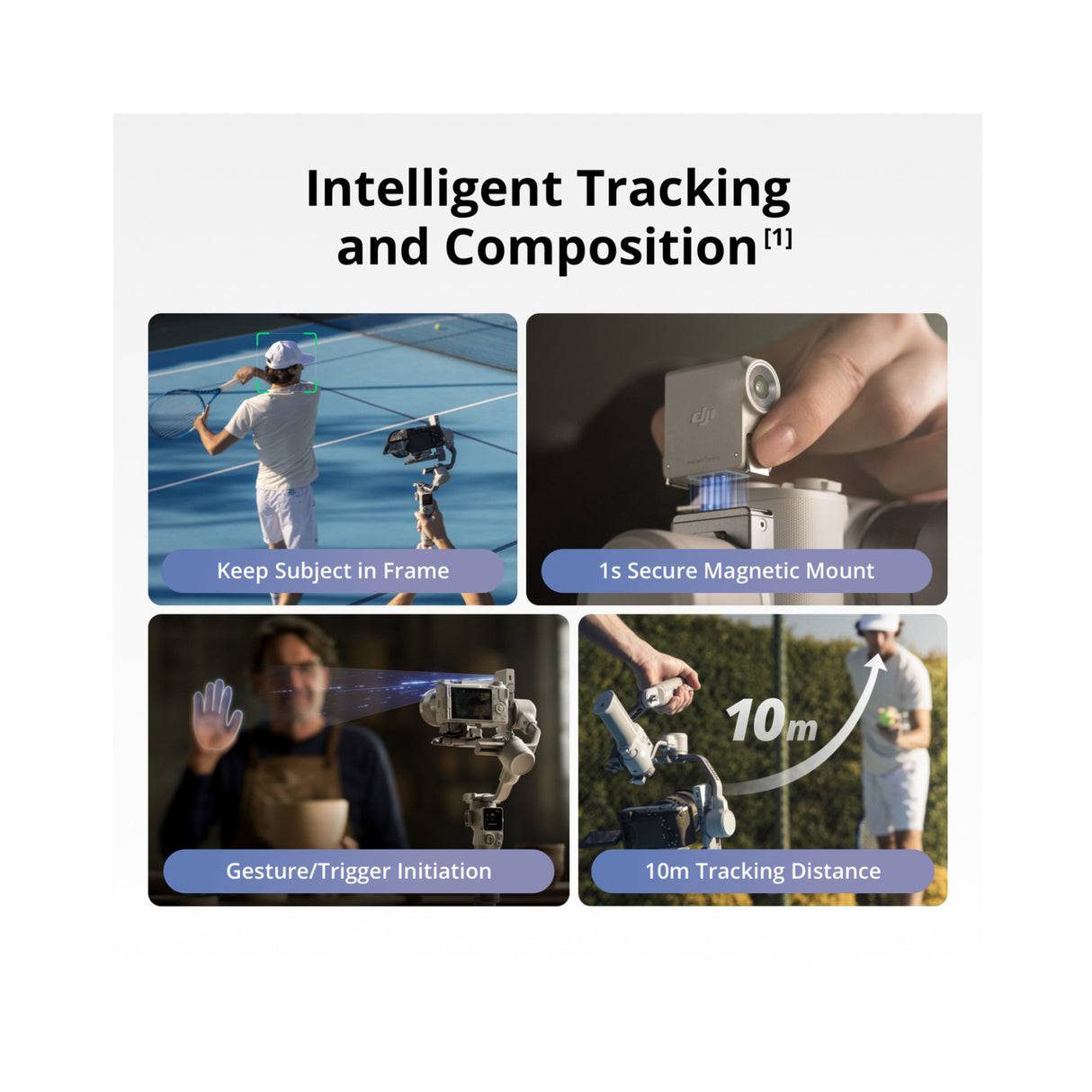 DJI RS 4 Mini Gimbal Stabilizer for Cameras with VMic Mini Ultracompact Camera-Mountable Shotgun Mic