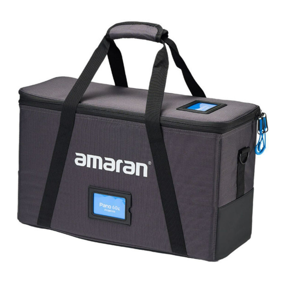 amaran Pano 60c 60W Output RGBWW Full Color Panel 2-Light Kit with 12 Lighting Effects (White)