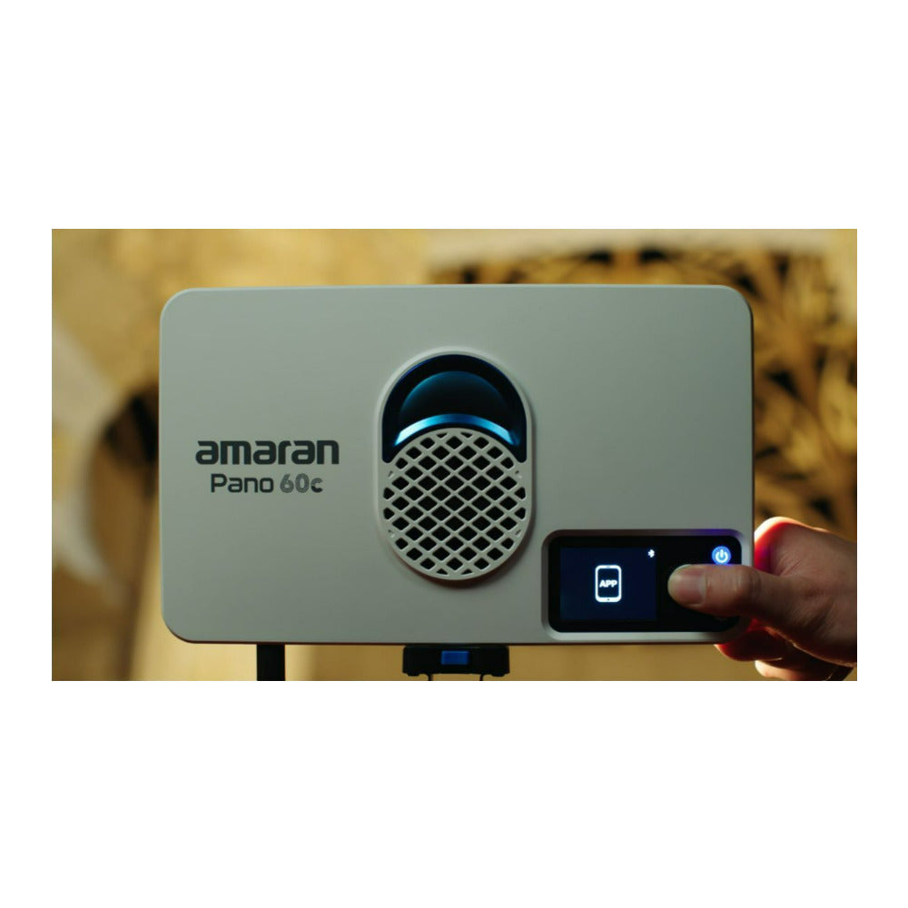 amaran Pano 60c 60W Output RGBWW Full Color Panel 2-Light Kit with 12 Lighting Effects (White)