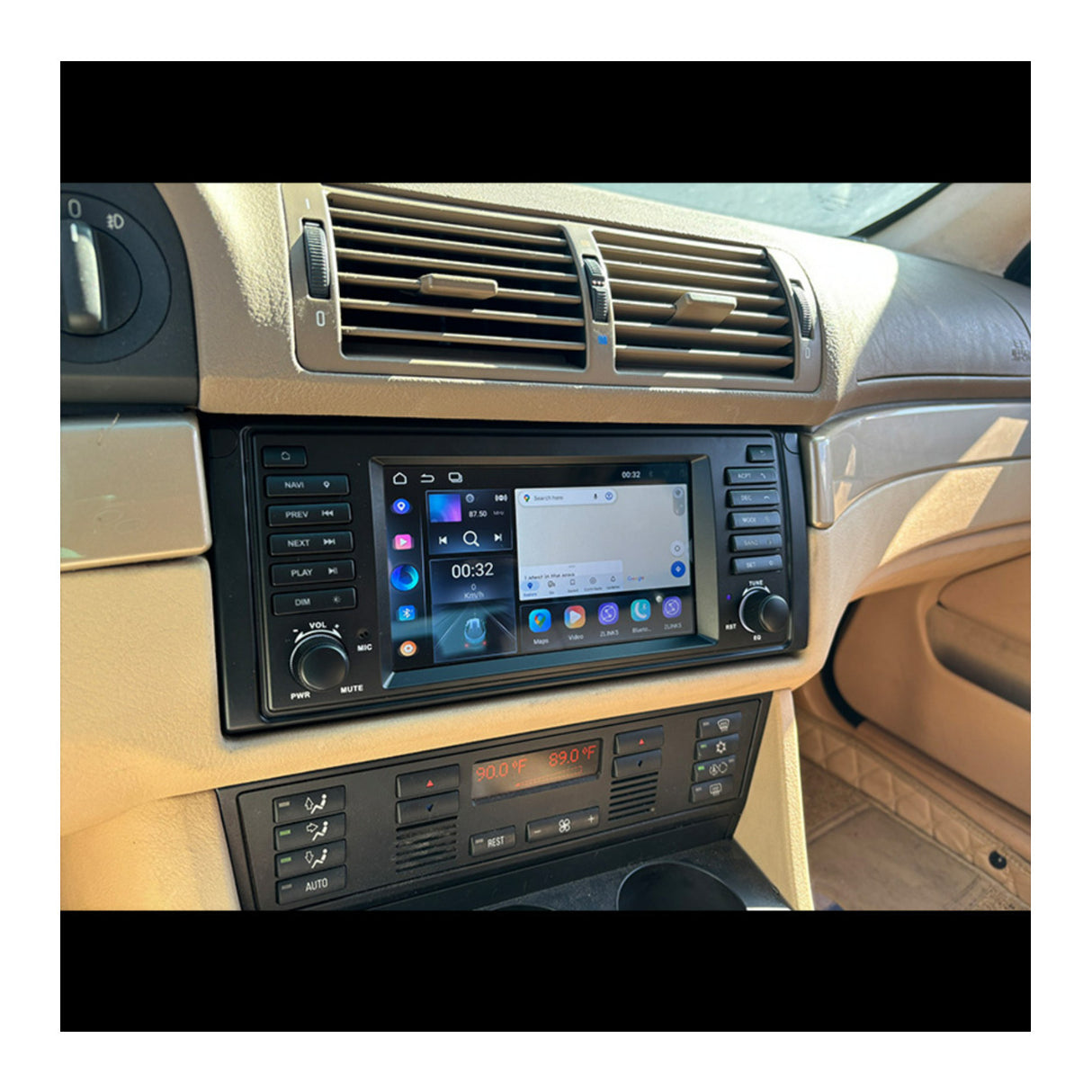 Eonon E39 Android 13 Wireless Apple CarPlay and Android Auto Car Stereo with 2GB RAM and 32GB ROM