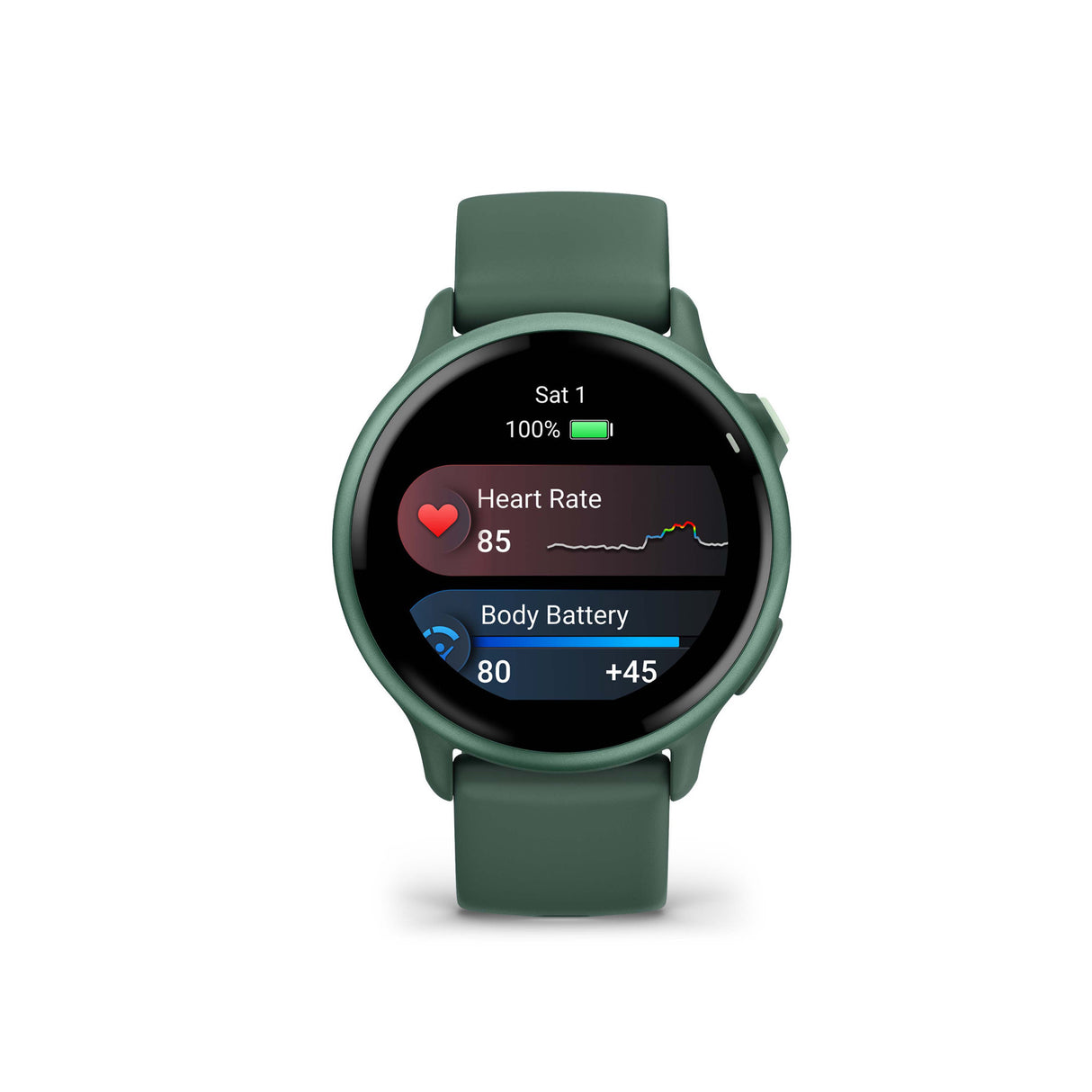 Garmin vivoactive 6 GPS Smartwatch (Metallic Jasper Green with Jasper Green Band)