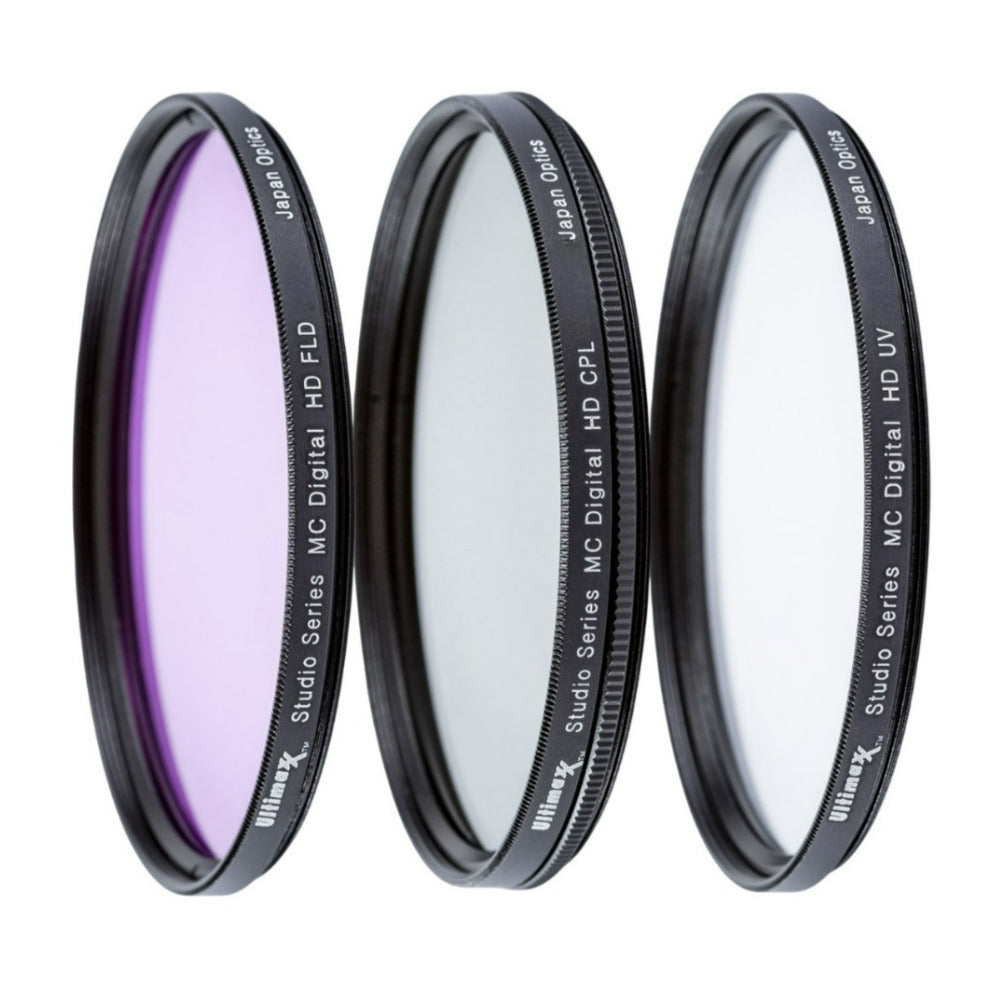 Ultimaxx Professional 52mm 3-Piece Multi-Coated Filter Set for Digital and Video Cameras