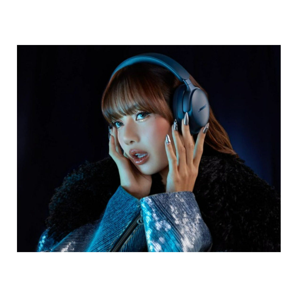 Bose QuietComfort Ultra Wireless Noise Cancelling Over-Ear Headphones (Lunar Blue)
