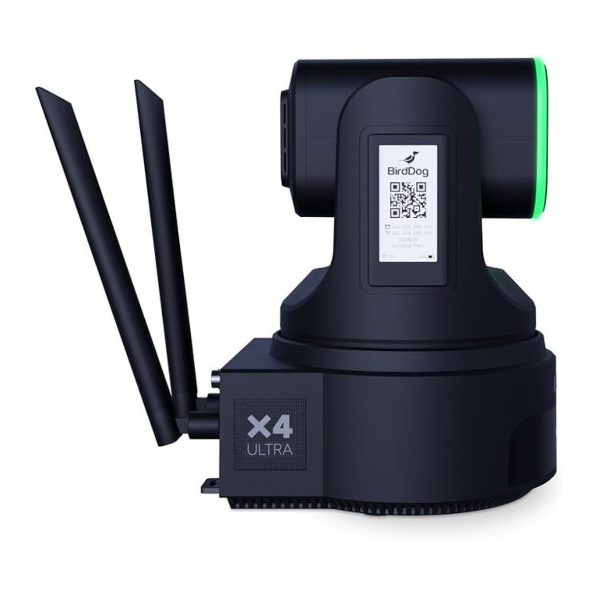 BirdDog X4 Ultra Wireless PTZ Camera with AI Tracking and Flexible Connectivity (Black)