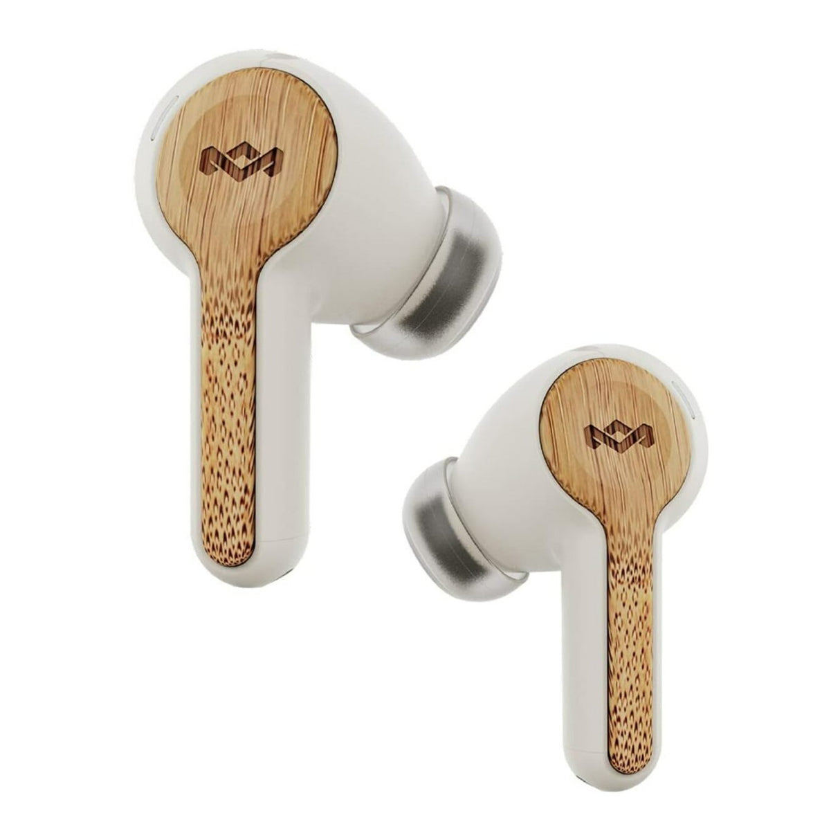House of Marley Rebel True Wireless Earbuds with Ear Housing Touch Control (Cream and White)