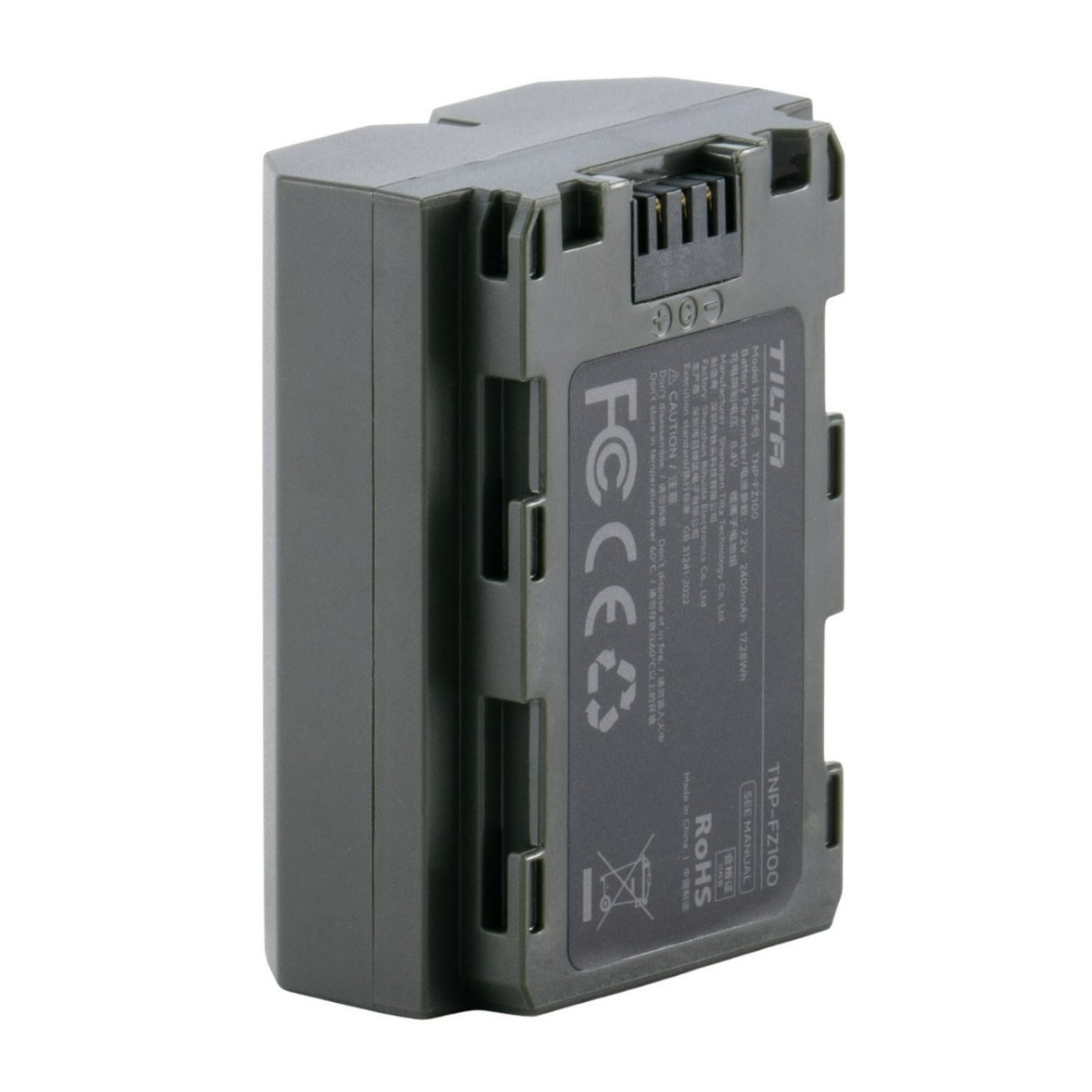 Tilta NP-FZ100 2400mAh High-Capacity Battery with High-Energy-Density Cell and USB-C Port (Green)