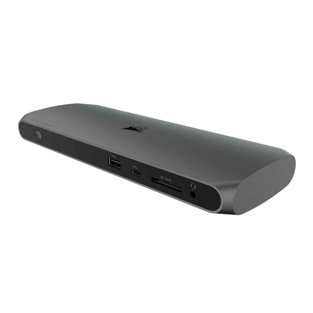 Corsair TBT100 Thunderbolt 3 USB Dock with Two DisplayPort Outputs and 3.5mm Audio Combo Jack