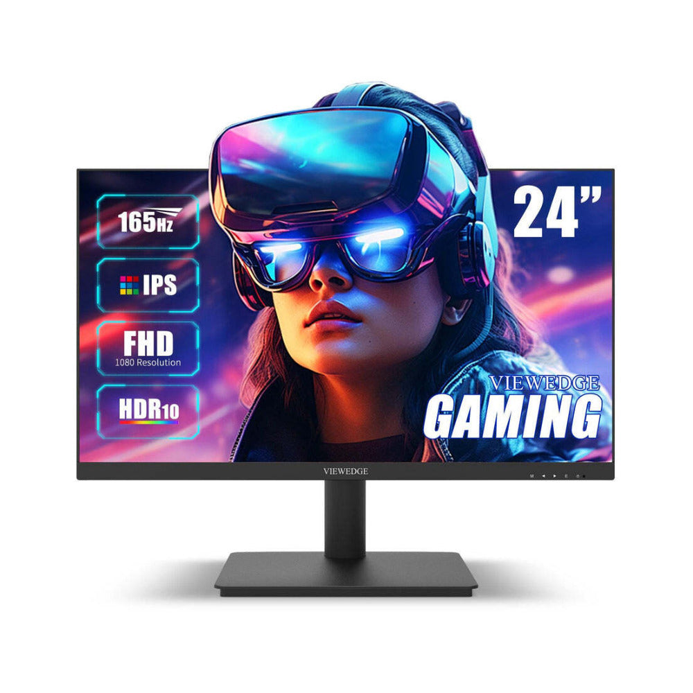 Viewedge 24-inch Gaming Monitor, 165Hz Frameless IPS Panel, Full HD (Black)