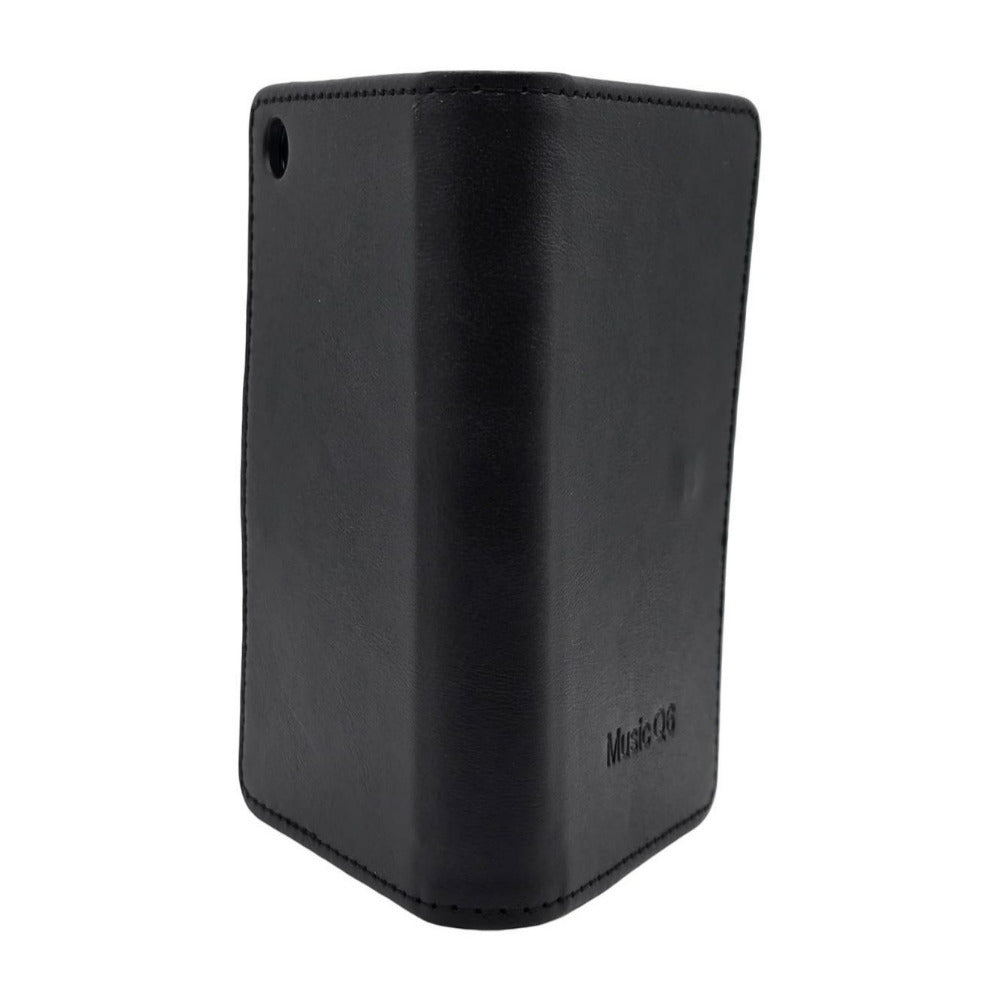 Samvix Book-Style Leather Case for iPlatinum Music Q6 MP3 Player with Durable Build (Black)