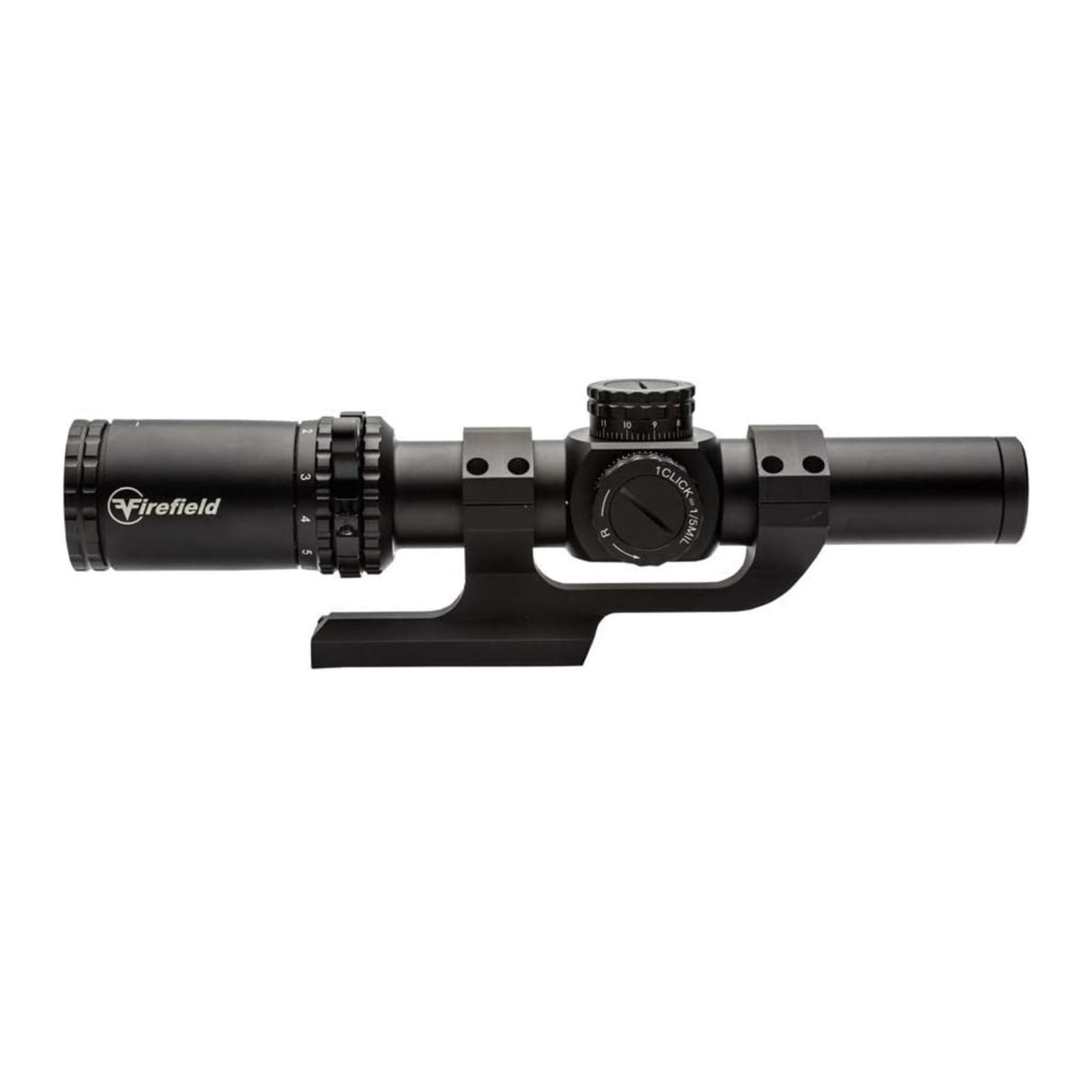 Firefield RapidStrike 1-6x24 SFP Riflescope Kit with Locking Turrets and Multi-Coated Glass (Black)