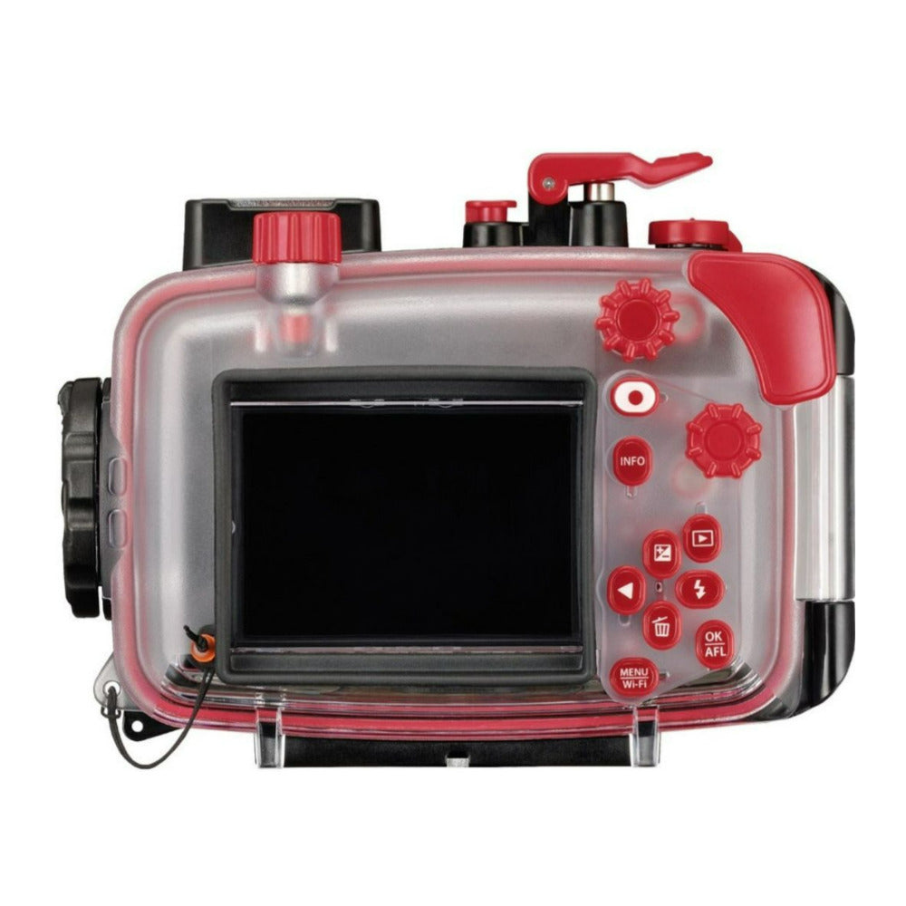OM SYSTEM PT-059 Underwater Camera Housing for TG-6 and TG-7 Cameras (Red and Black)