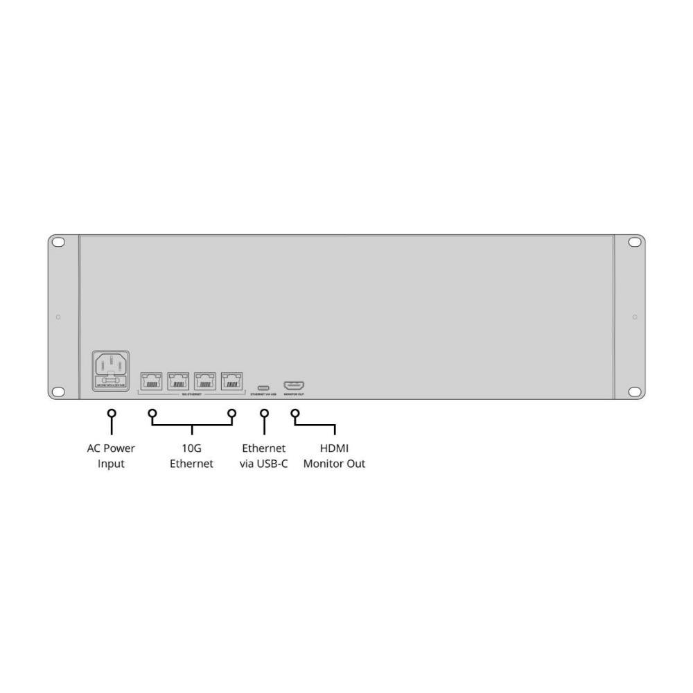 Blackmagic Design Cloud Backup 8 Rack Mount Design Hard Disk Dock with 10G Ethernet