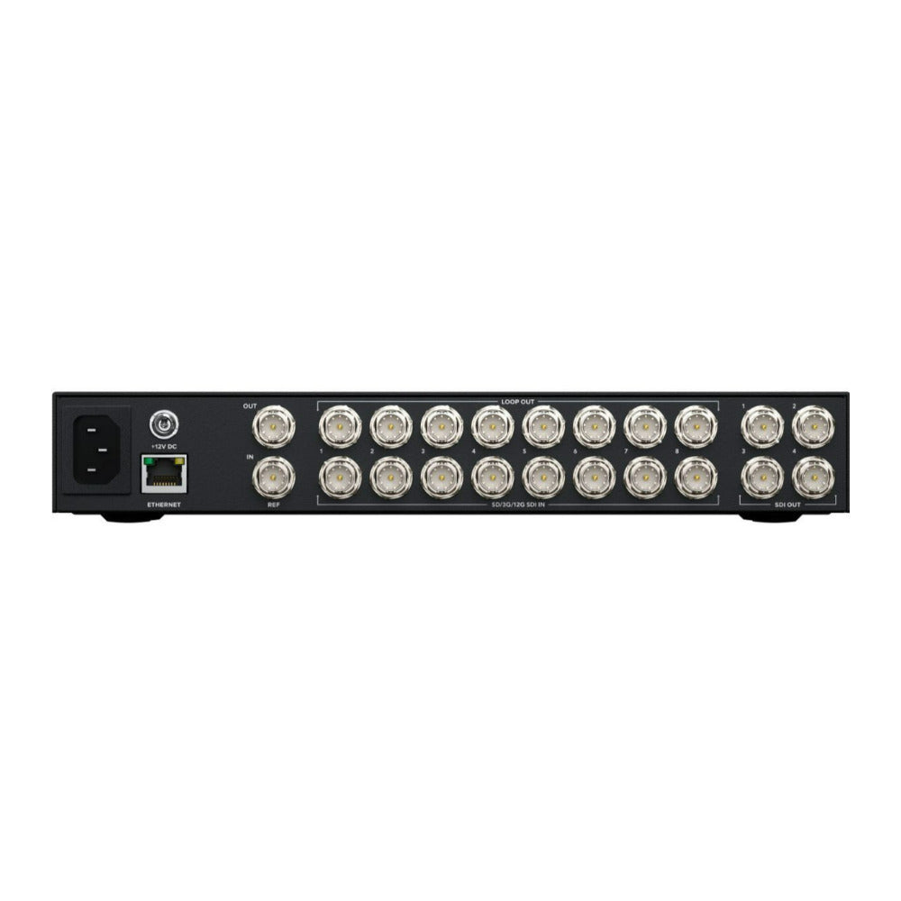 Blackmagic Design Videohub Mini 8x4 12G Compact Video Router with 12G-SDI Connection (Black)
