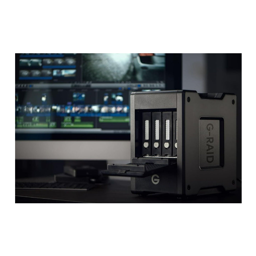 SanDisk Professional G-RAID Shuttle 4 Enterprise-Class 4-Bay External Hard Drive (96TB, Black)