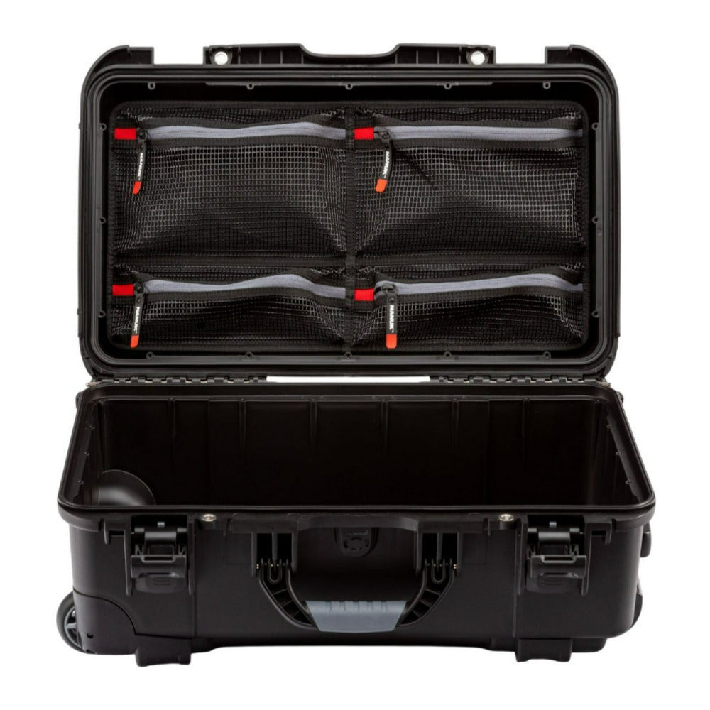 Nanuk Mesh Lid Organizer with 2 Large Mesh Pockets with Front Zipper for 935 Case (Black)