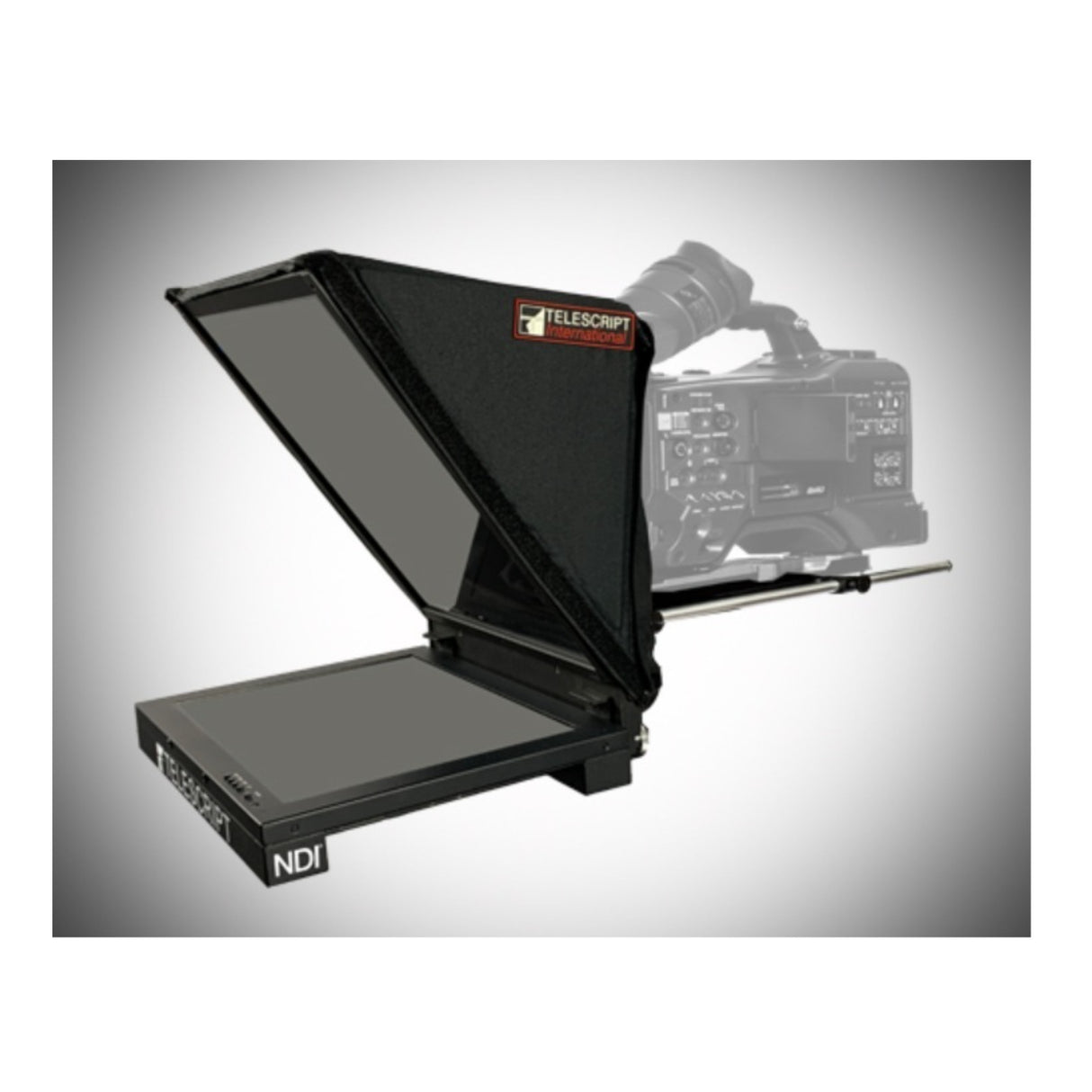 Telescript FPS-190F-NDI 19-Inch NDI Fold and Go Teleprompter with Multi-Input and Battery Power