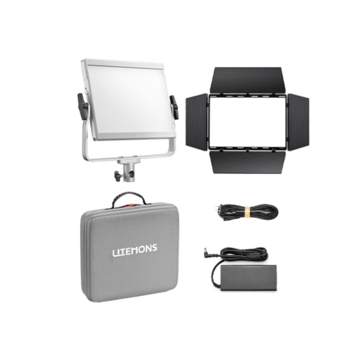 Godox Litemons LP600R 60W RGB LED Light Panel with HSI/GEL/FX Modes Barndoor and App Control