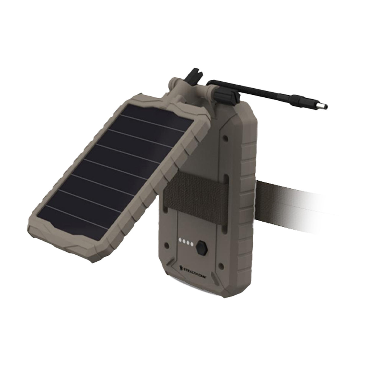 Stealth Cam Sol-Pak 3000mAh Solar Battery Pack with T-Swivel Brackets and ABS Housing (2-Pack)