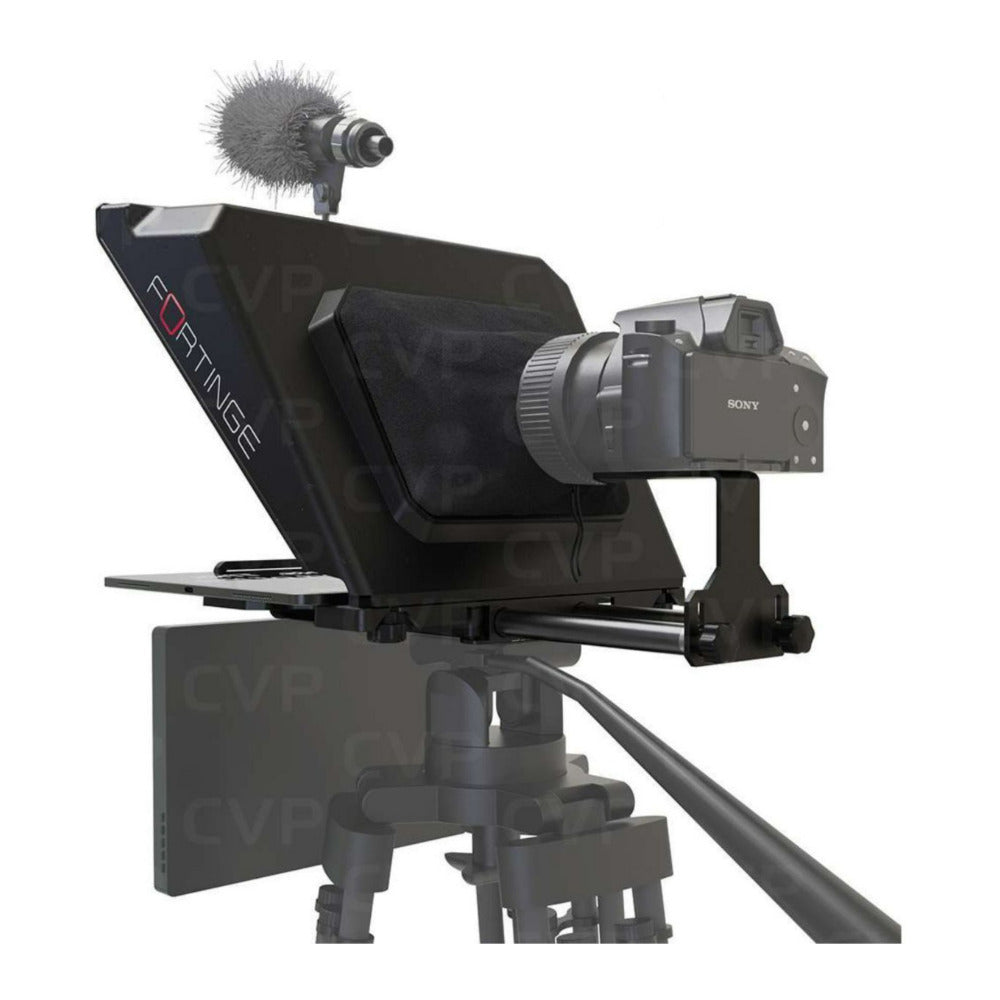 Fortinge NOA III Lightweight Teleprompter and BT1 Bluetooth Hand Controller for Up To 13-Inch Tablet