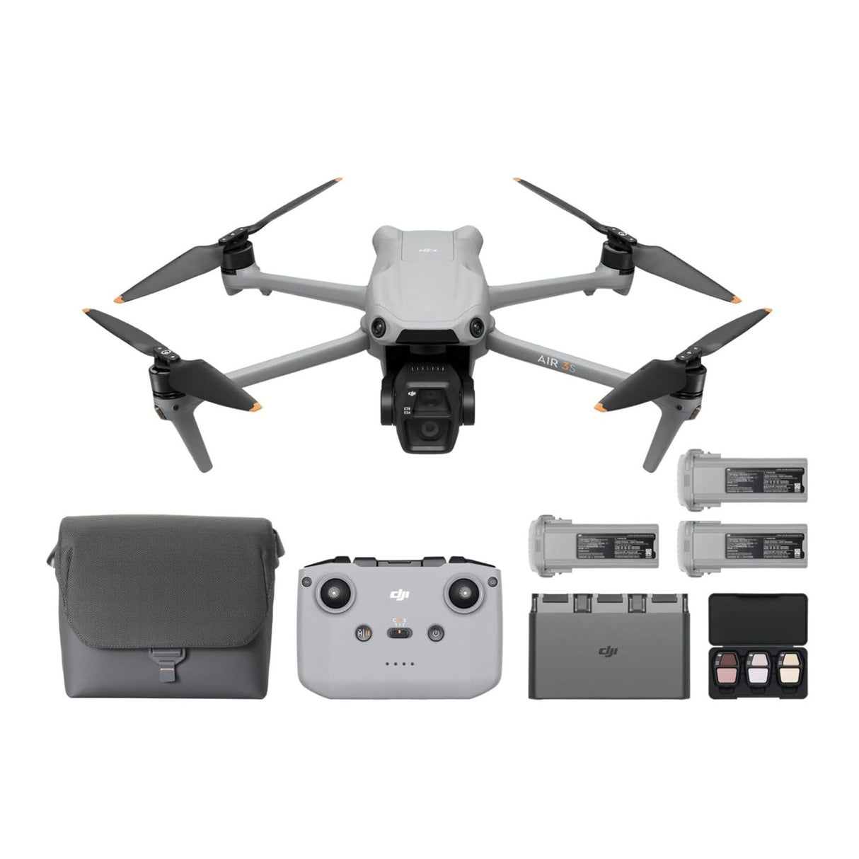 DJI Air 3S Dual Camera Drone Fly More Combo with RC-N3 Remote Controller