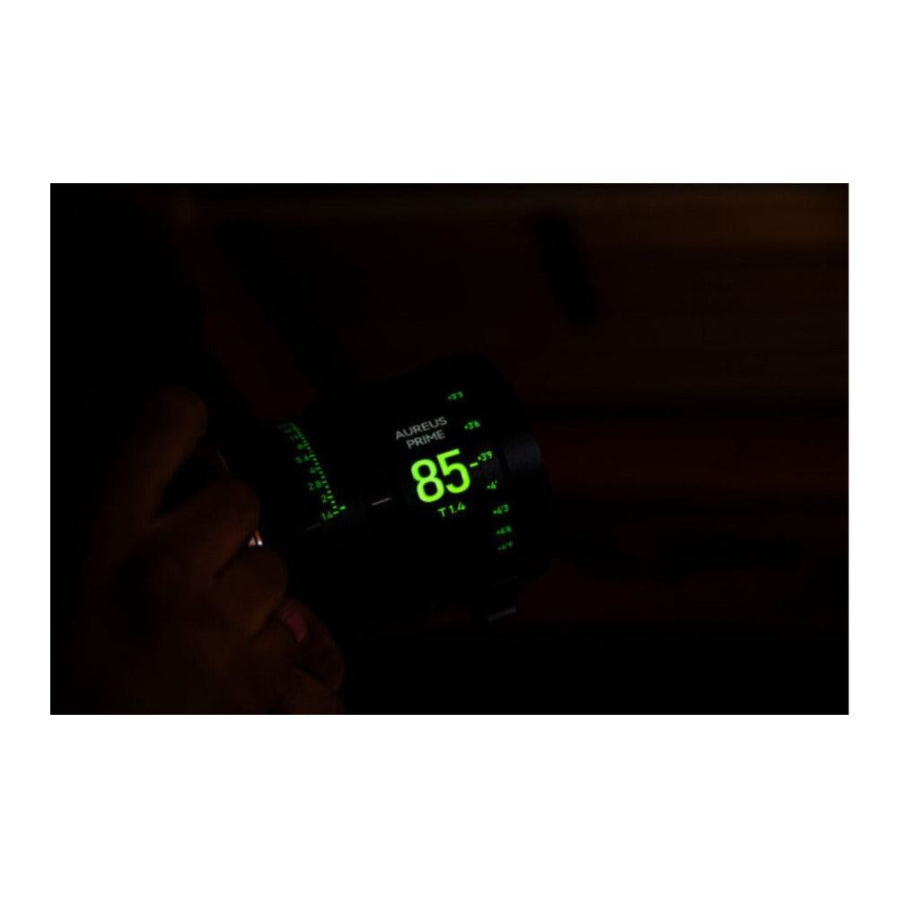 NiSi 85mm Aureus Prime Full Frame T1.4 Cinema Lens with Virtually Zero Focus Breathing (PL Mount)