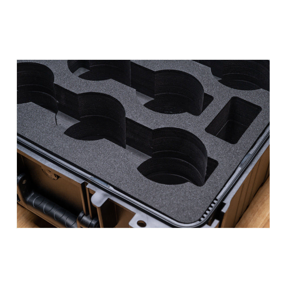 NiSi AUREUS Prime Cinema Lens Hardshell Case with 8 AUREUS Lens Capacity and Rugged Design (Black)