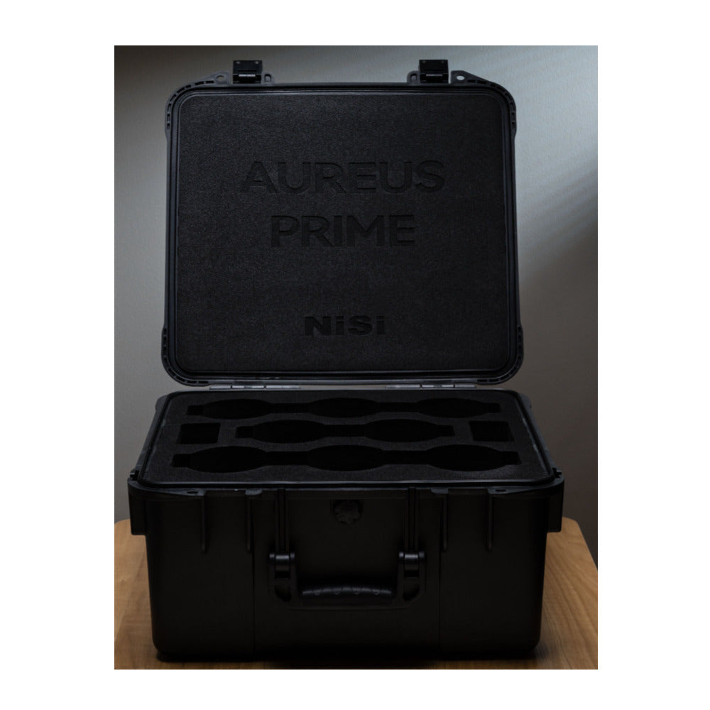 NiSi AUREUS Prime Cinema Lens Hardshell Case with 8 AUREUS Lens Capacity and Rugged Design (Black)