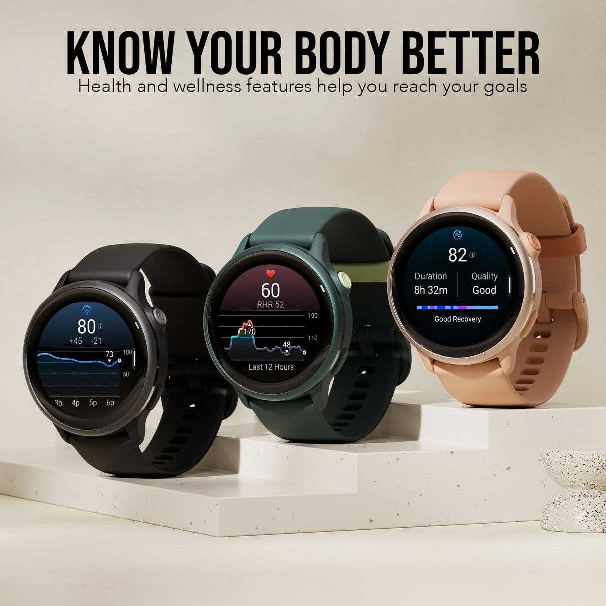 Garmin vivoactive 6 GPS Smartwatch (Metallic Jasper Green with Jasper Band) and Software Bundle