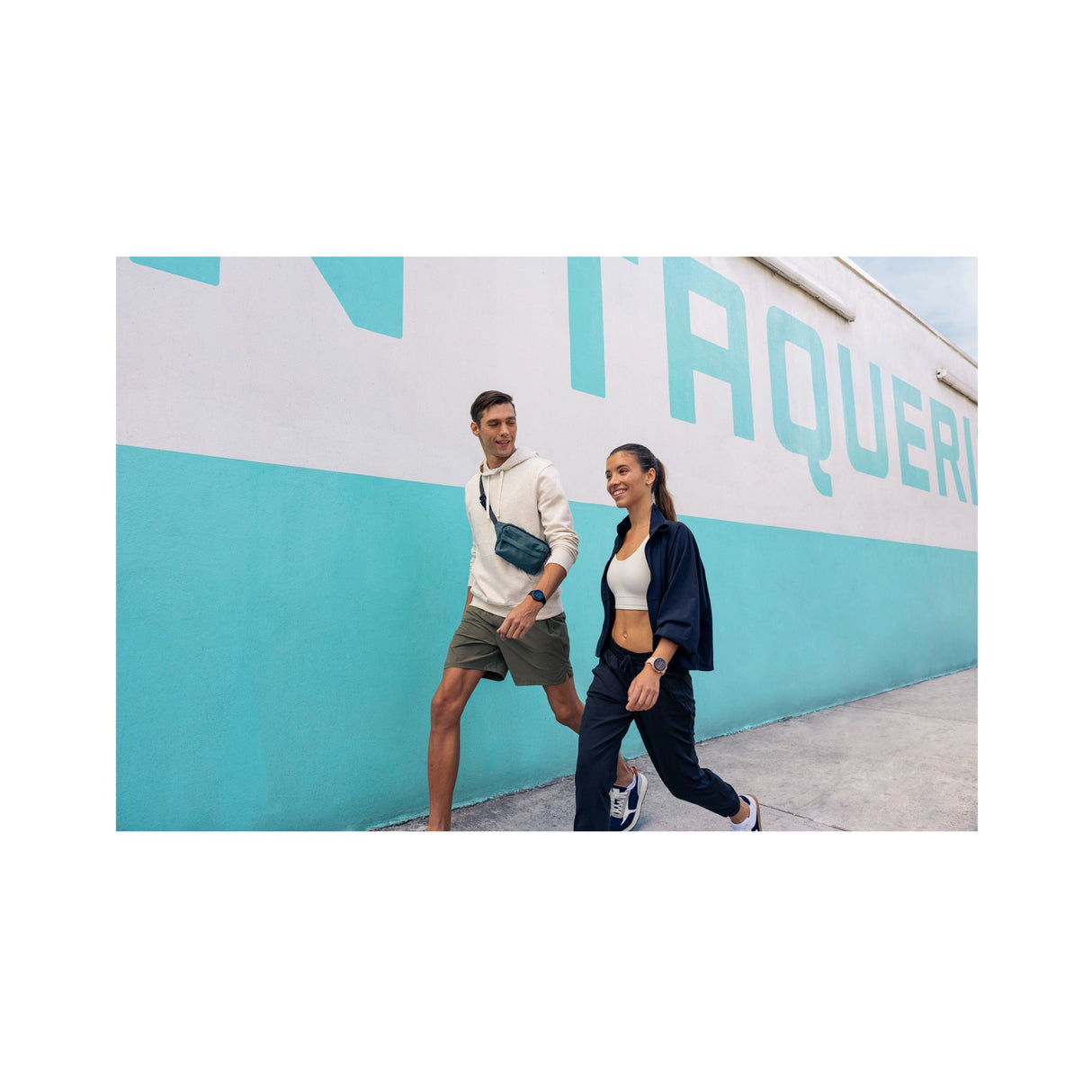 Garmin vivoactive 6 Smartwatch (Lunar Gold/Bone Band) Bundle with Tempered Glass Screen Protector