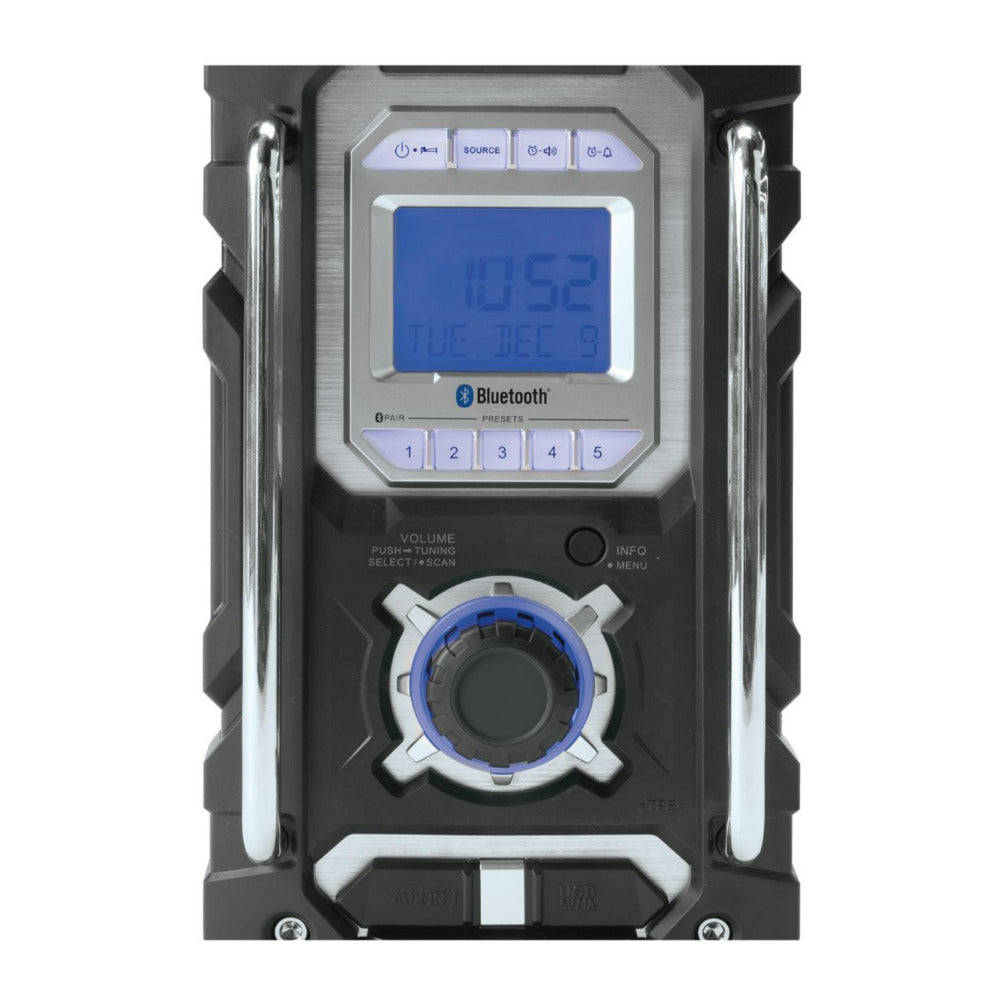 Makita XRM06B 18V LXT Li Ion Cordless Bluetooth Job Site Radio with Stereo Sound