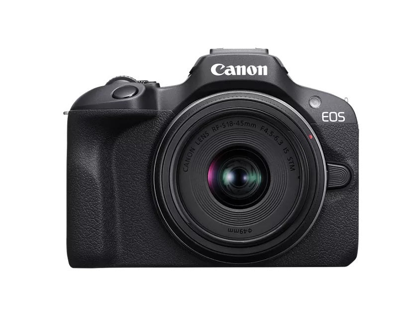 Canon EOS R100 Mirrorless Camera with RF-S18-45mm IS STM Lens Kit – Refurbished