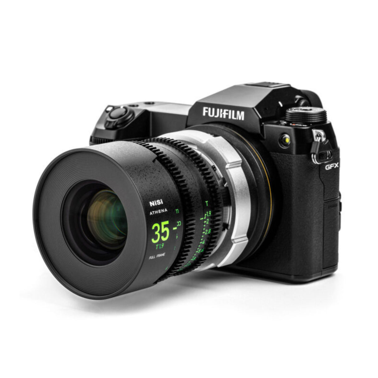 NiSi ATHENA PL-GFX Adapter – Connect PL Mount Lenses to Fujifilm G-Mount Cameras