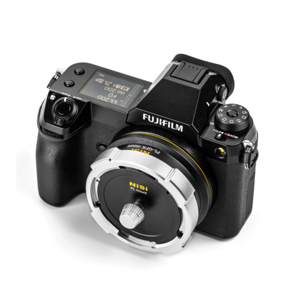 NiSi ATHENA PL-GFX Adapter – Connect PL Mount Lenses to Fujifilm G-Mount Cameras