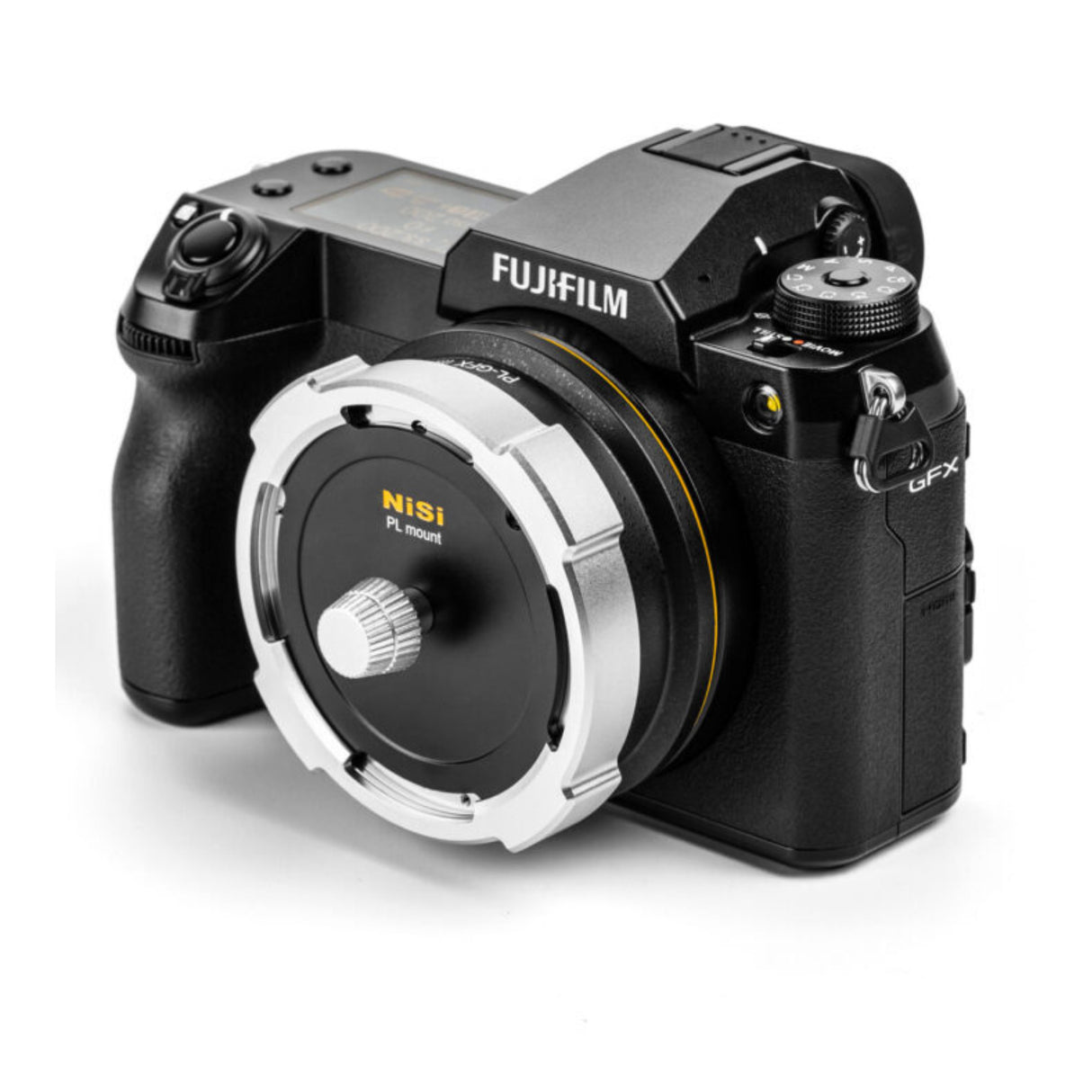NiSi ATHENA PL-GFX Adapter – Connect PL Mount Lenses to Fujifilm G-Mount Cameras
