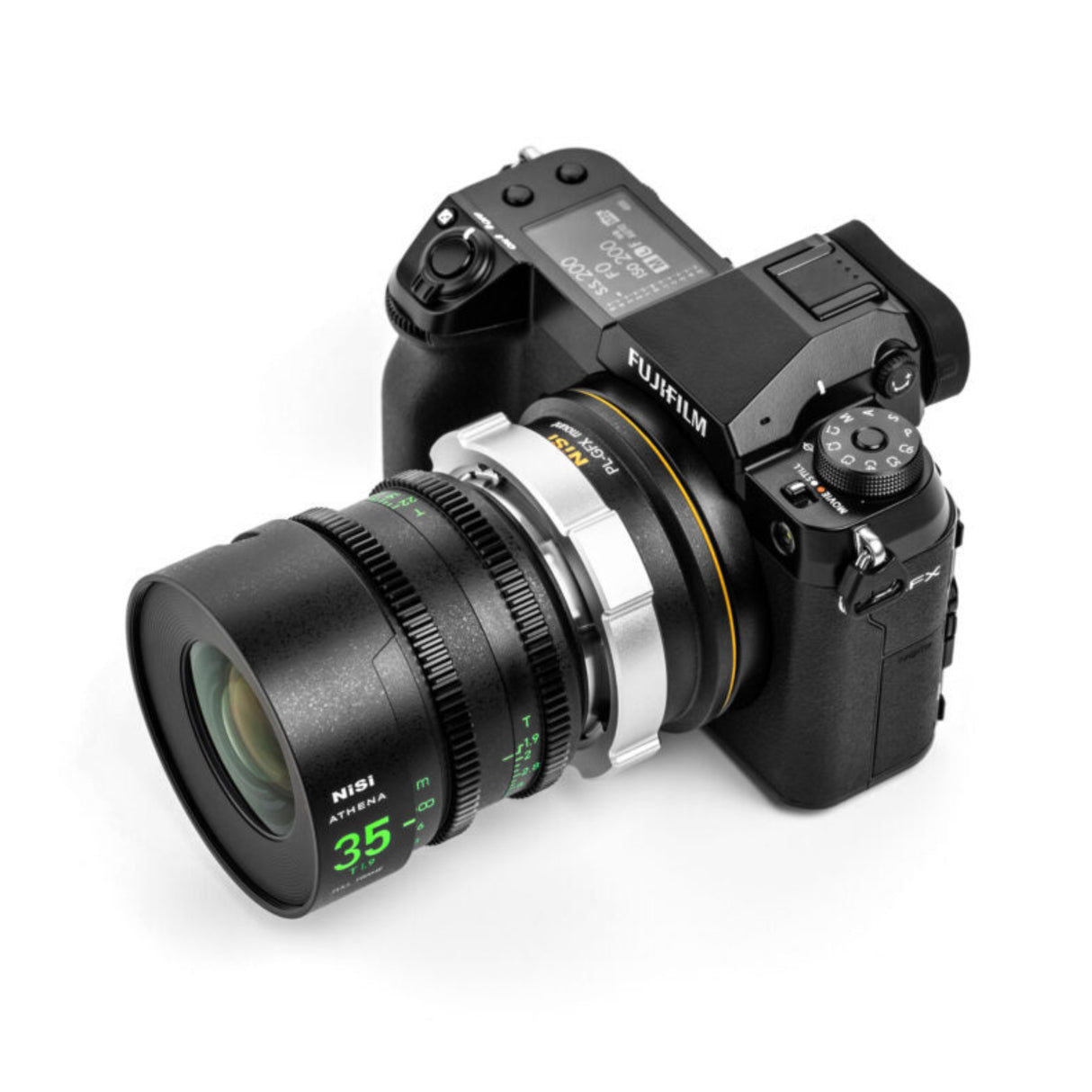 NiSi ATHENA PL-GFX Adapter – Connect PL Mount Lenses to Fujifilm G-Mount Cameras