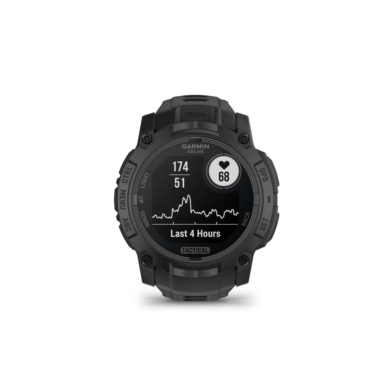 Garmin Instinct 3 50mm Solar Tactical Smartwatch (Black with Black Band)