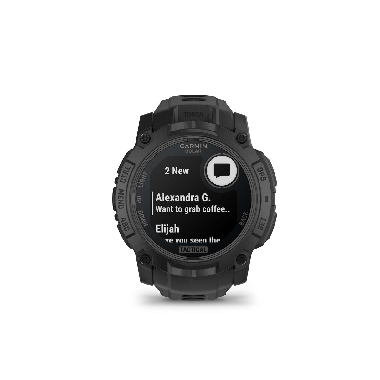 Garmin Instinct 3 50mm Solar Tactical Smartwatch (Black with Black Band)