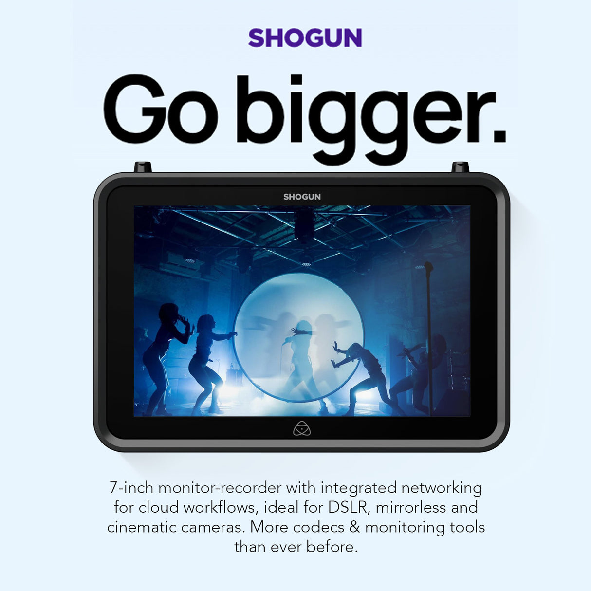 Atomos Shogun 7.2-Inch HDR Monitor, Recorder, and Switcher Bundle with Universal Accessory Kit