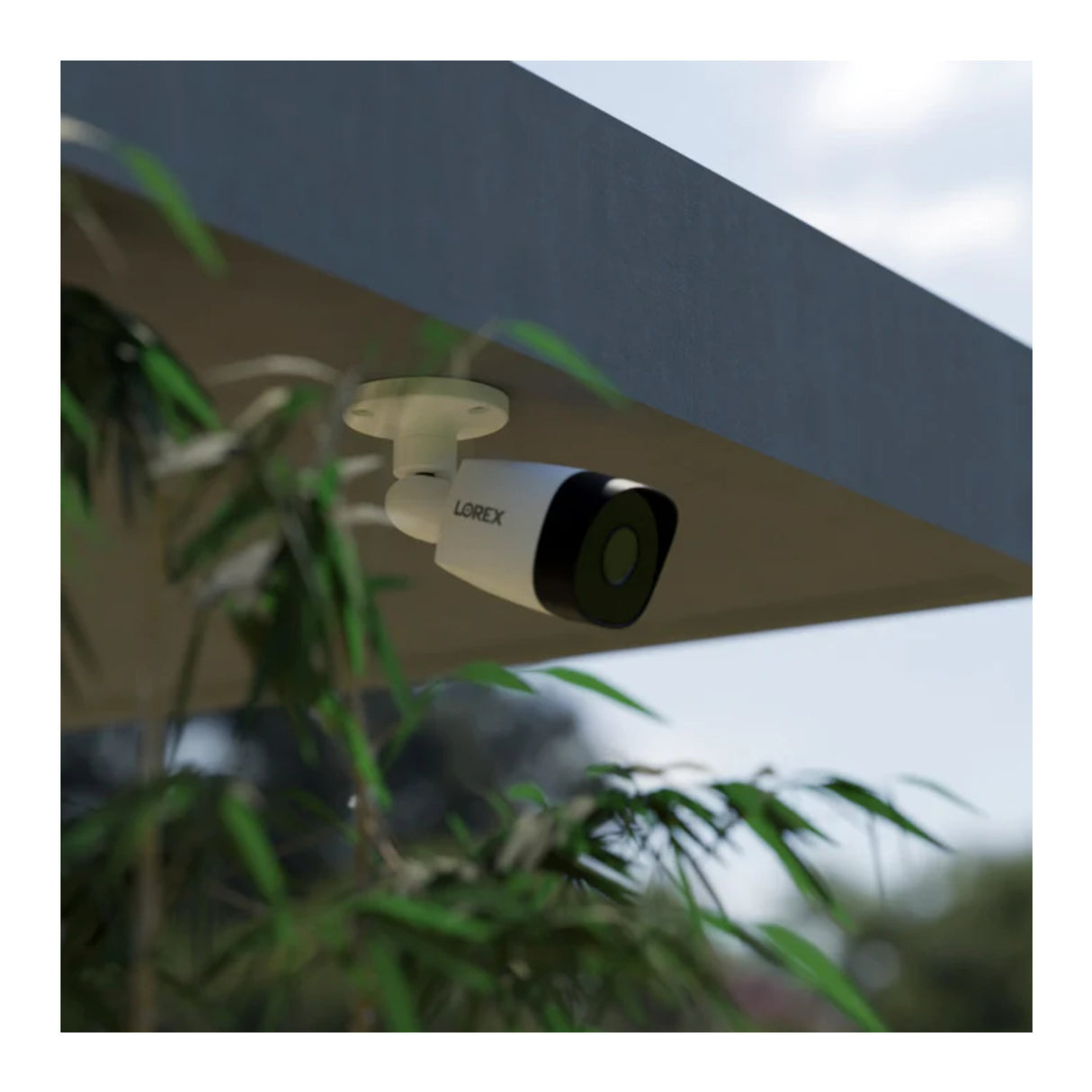 Lorex Wired Bullet Camera 1080p HD CVI Outdoor IP67 Weatherproof Infrared Night Vision (White)