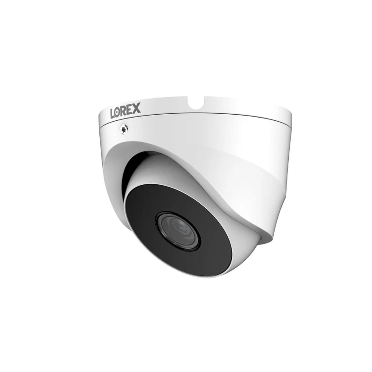 Lorex Wired Turret Camera 1080p HD CVI Outdoor IP67 Weatherproof Infrared Night Vision (White)