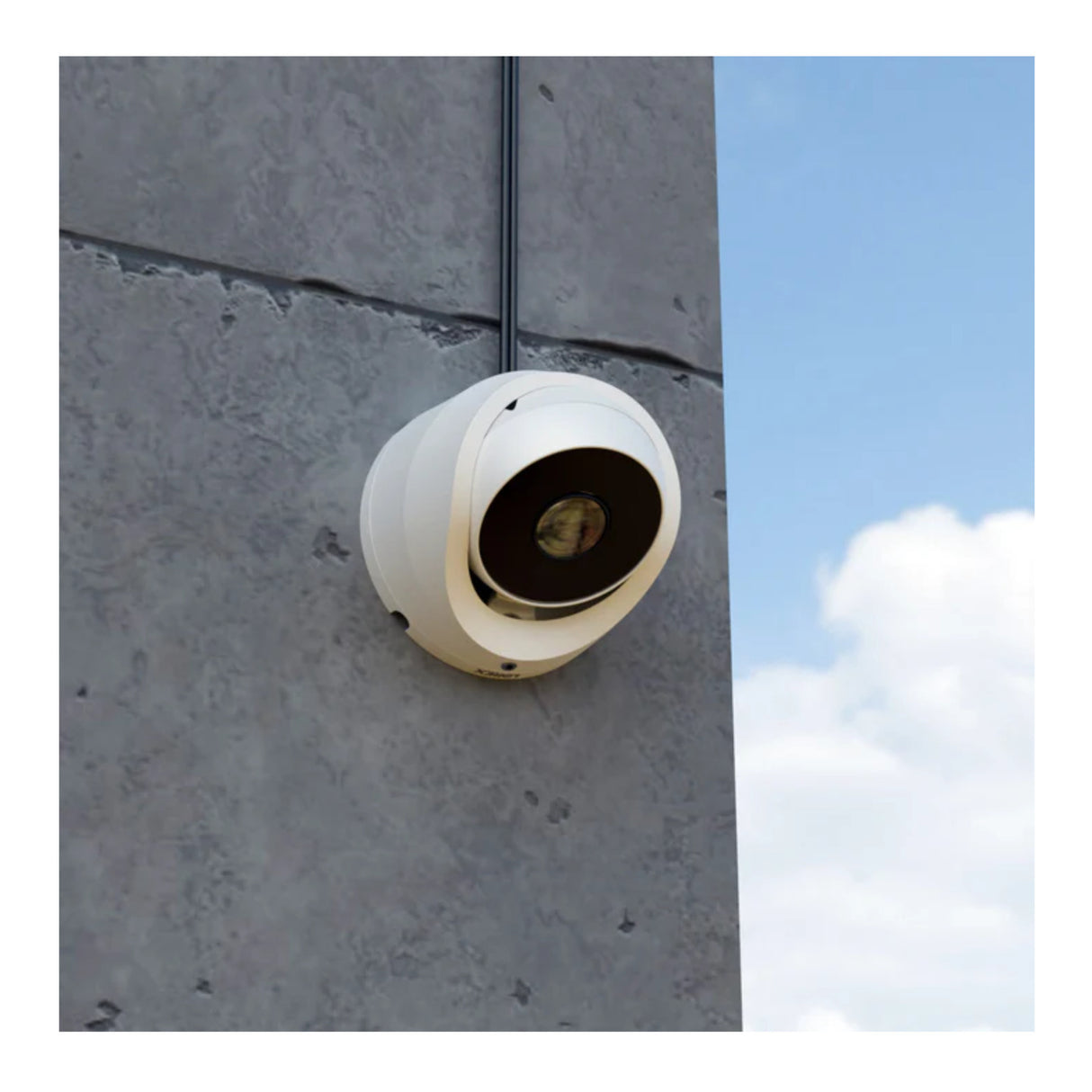 Lorex Wired Turret Camera 1080p HD CVI Outdoor IP67 Weatherproof Infrared Night Vision (White)