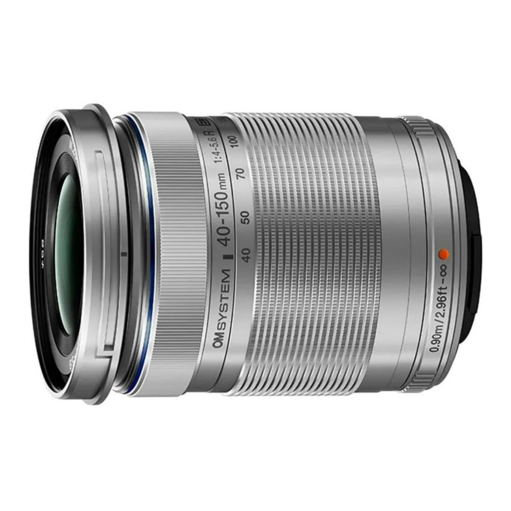 OM SYSTEM M.Zuiko Digital ED 40 to 150mm F4 to 5.6 R Telephoto Zoom Silver Lens