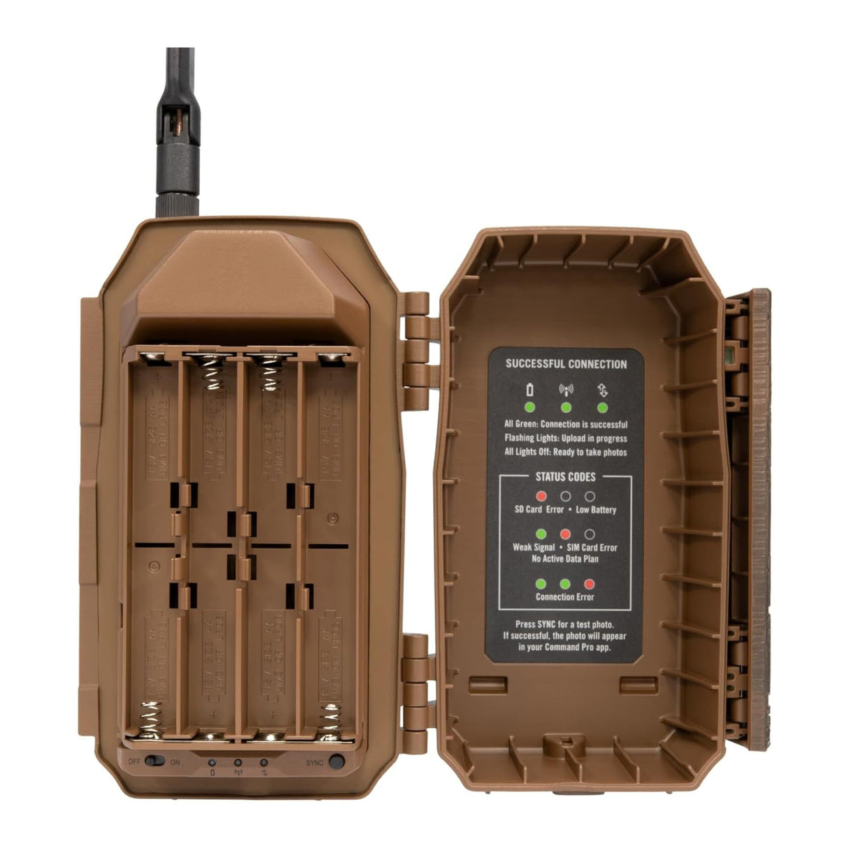 Muddy Trifecta 180 Cellular Trail Camera (Brown, 6-pack) with 6 x 32GB Memory Card and Card Reader